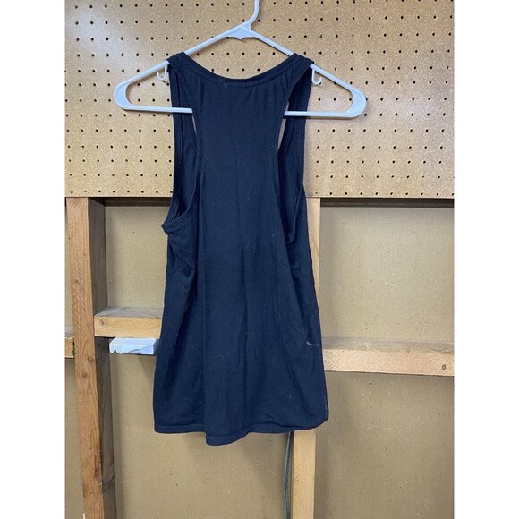 Victoria's Secret Pink Sleepwear Black Tank Top 'Do It for The Gram' Size Small - Picture 3 of 4